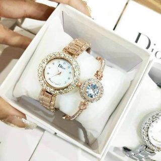 SET ĐỒNG HỒ DlOR KÈM LẮC SIÊU XINH