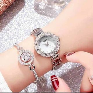 SET ĐỒNG HỒ DlOR KÈM LẮC SIÊU XINH