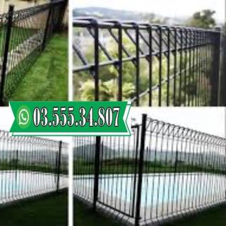 Hàng rào lưới thép hàn, hàng rào mạ kẽm nhúng nóng, hàng rào sơn tĩnh điện