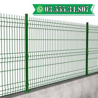 Hàng rào lưới thép hàn, hàng rào mạ kẽm nhúng nóng, hàng rào sơn tĩnh điện