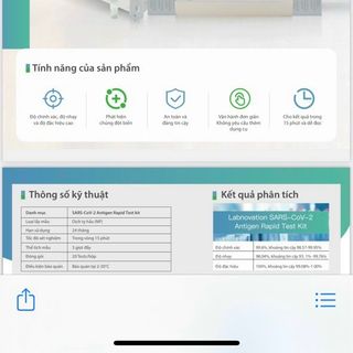 Kit test nhanh Covid-19 Labnovation Công nghệ Đức được Bộ Y Tế cấp phép