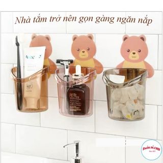 CỐC GẤU ĐỰNG BÀN CHẢI,KEM ĐÁNH RĂNG