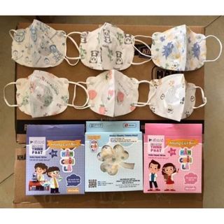 Khẩu Trang Mầm chồi lá cho bé 1-6 tuổi