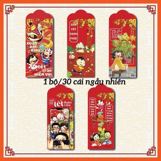 [ Sale Tết ] Combo 30 Bao Lì Xì Tết Nhâm Dần 2022 Siêu Đẹp