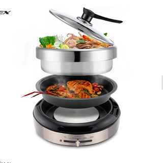 Lẩu nướng điện đa chức năng Coex CH-2114 (Kèm khay nướng)