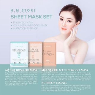Mặt nạ dưỡng da trắng hồng căng mịn - Collagen Hydrogen mask giá sỉ