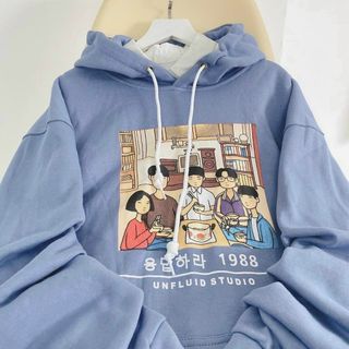 Áo hoodie in hình gia đình ăn cơm siêu đẹp