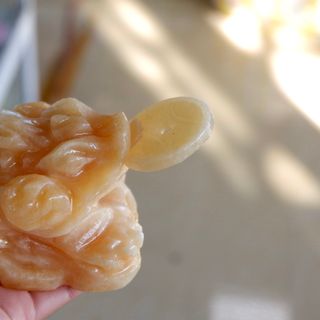 Thiềm thừ ngọc hoàng long 8cm size nhỏ để bàn