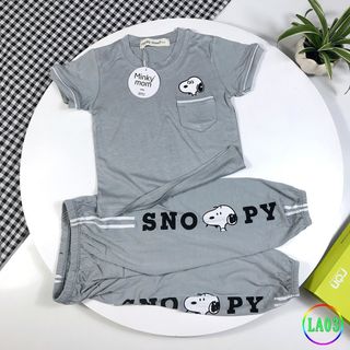 Bộ tay cộc quần dài alibaba với chất vải cotton co giản 4 chiều cho trẻ từ 8-29kg