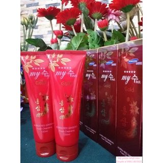 SỮA RỬA MẶT HỒNG SÂM MY GOLD CHÍNH HÃNG