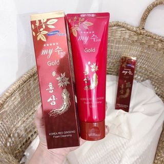 SỮA RỬA MẶT HỒNG SÂM MY GOLD CHÍNH HÃNG