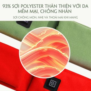 Khăn Quàng Cổ Sưởi Ấm sử dụng pin sạc dự phòng