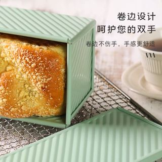 Khuôn bánh mì Sandwich 450gr màu xanh mint chống dính siêu tốt