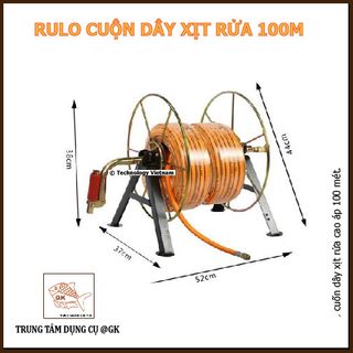 RULO CUỐN DÂY , RULO CÓ THỂ CUỐN ĐƯỢC 100 MÉT DÂY PHUN XỊT CAO ÁP