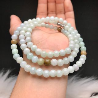 Vòng chuỗi ngọc cẩm thạch có khoá