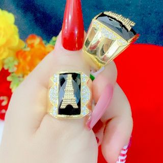 Trang sức xi mạ vàng - Nhẫn nam