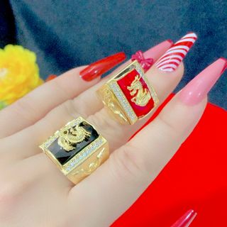 Trang sức xi mạ vàng - Nhẫn nam