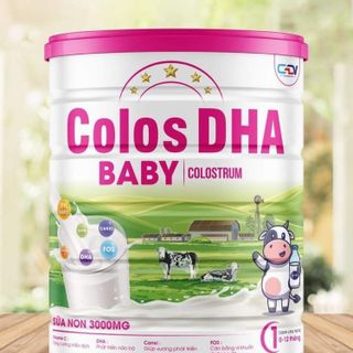 SỮA COLOS DHA BABY COLOSTRUM CHO TRẺ TỪ 0-12 THÁNG TUỔI HỘP 900G giá sỉ