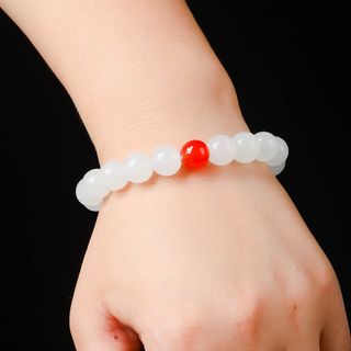 Chuỗi đeo tay đá trắng đẹp mix vòng tay