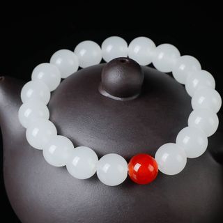 Chuỗi đeo tay đá trắng đẹp mix vòng tay