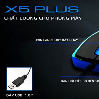 CHUỘT GAME COOLERPLUS CPM-FX5 PLUS