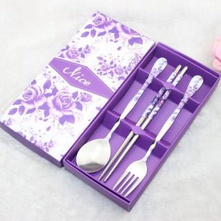 Bộ đũa muỗng nĩa hộp kéo, bộ đũa muỗng nĩa in logo theo yêu cầu , theo set tùy thích khách cần ( GIÁ TẬN XƯỞNG )