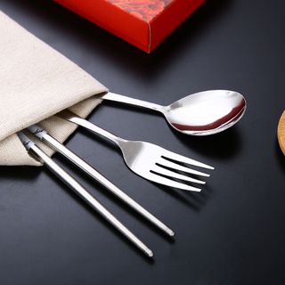 Bộ đũa muỗng nĩa hộp kéo, bộ đũa muỗng nĩa in logo theo yêu cầu , theo set tùy thích khách cần ( GIÁ TẬN XƯỞNG )