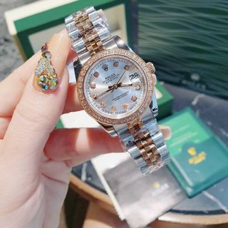 ĐỒNG HỒ ROLLEX CƠ NIỀNG ĐÁ CAO CẤP