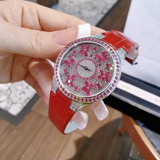 ĐỒNG HỒ GRAFF NỮ ĐỎ QUYẾN RŨ SIÊU CẤP