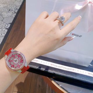 ĐỒNG HỒ GRAFF NỮ ĐỎ QUYẾN RŨ SIÊU CẤP