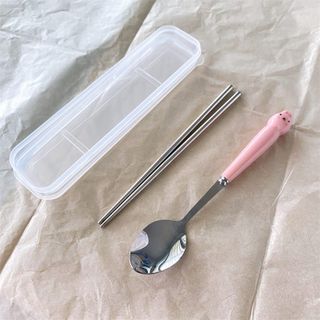 Bộ đũa muỗng 2 món hoạt hình