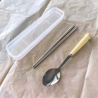 Bộ đũa muỗng 2 món hoạt hình