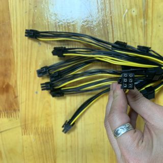 DÂY CÁP CHUYỂN NGUỒN ĐIỆN VGA 6 PIN SANG CPU 8 PIN
