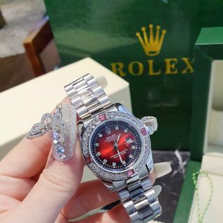 ĐỒNG HỒ ROLLEX NỮ ĐÂY ĐÚC VIỀN ĐÁ