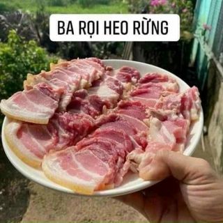 Ba rọi heo rừng lai 1kg