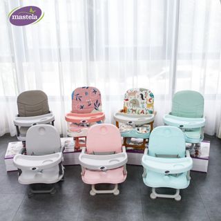 Ghế ăn dặm siêu gọn nhẹ, có nệm Mastela 1013, tùy chỉnh độ cao, tiêu chuẩn ASTM MỸ- Bảo hành 12 tháng chính hãng