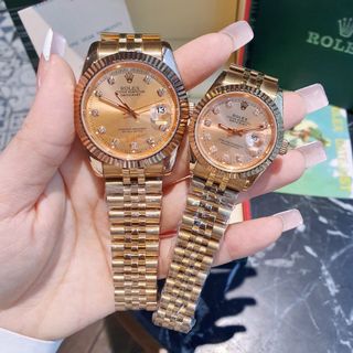 ĐỒNG HỒ ROLLEX COUPLE ROSE GOLD CAO CẤP