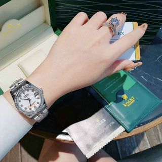 ĐỒNG HỒ ROLLEX CƠ COUPLE VIỀN ĐÁ CAO CẤP HOT NEW