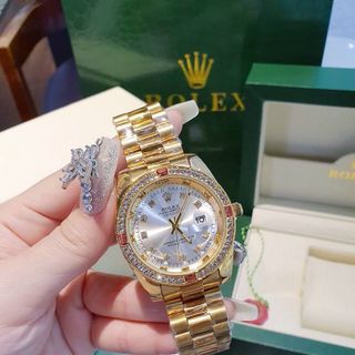 ĐỒNG HỒ ROLLEX NAM ĐÁ MÀU HOT