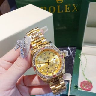 ĐỒNG HỒ ROLLEX NAM ĐÁ MÀU HOT