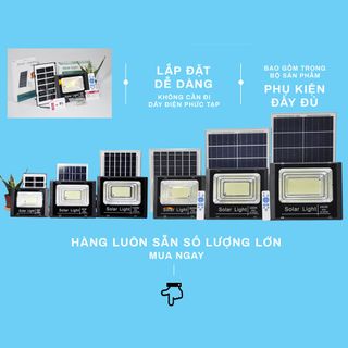 Đèn năng lượng mặt trời giá rẻ JD ABS 300W