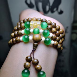Vòng trầm hương mix nu thống
