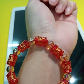 Vòng đeo tay mẫu mới chuỗi đeo tay đẹp màu đỏ