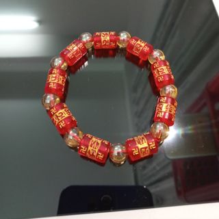 Vòng đeo tay mẫu mới chuỗi đeo tay đẹp màu đỏ