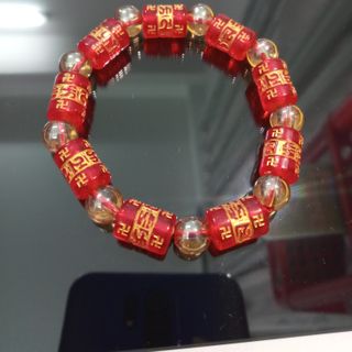 Vòng đeo tay mẫu mới chuỗi đeo tay đẹp màu đỏ