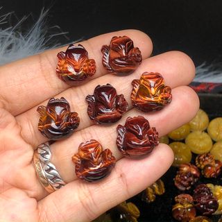 Hồ ly thạch anh mắt hổ nâu giá sỉ