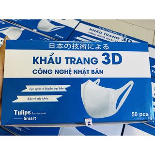 Khẩu trang 3D mark hộp 50 cái an toàn theo thùng