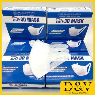 Khẩu trang 3D mark hộp 50 cái an toàn theo thùng