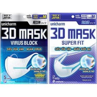 Khẩu trang 3D mark hộp 50 cái an toàn theo thùng