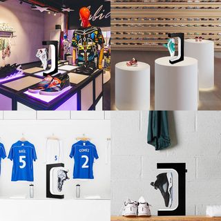 ĐẾ TRƯNG BÀY GIÀY BAY TỪ TÍNH 2 -16 LED LIGHT - Levitating Shoe Displays- Bản 500G - Phụ kiện không thể thiếu cho sneakerhead và giày !!!